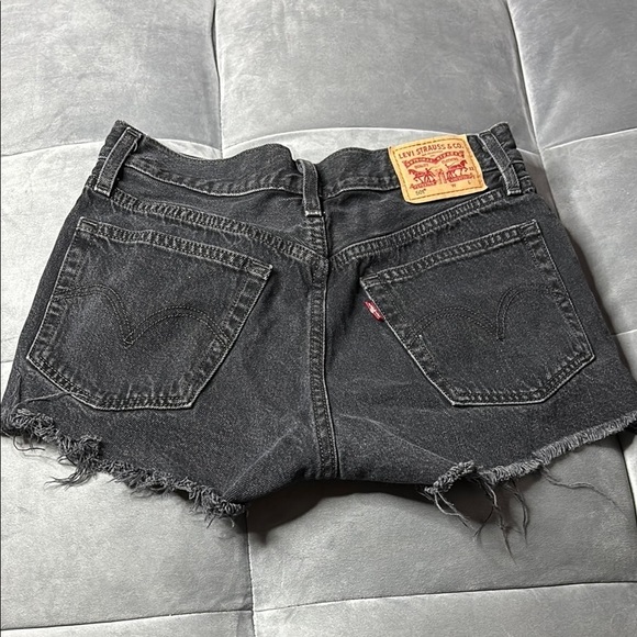 Levi's Pants - Levi's Women's Black Denim Shorts size 26